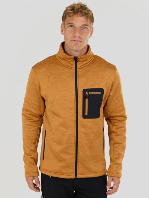 Fundango Revolution Fleece Jacket męski bluza z polaru pomarańczowy 2