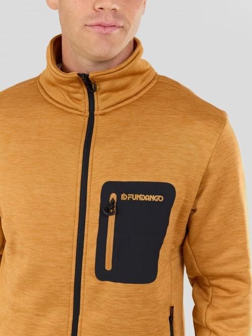 Fundango Revolution Fleece Jacket męski bluza z polaru pomarańczowy 6