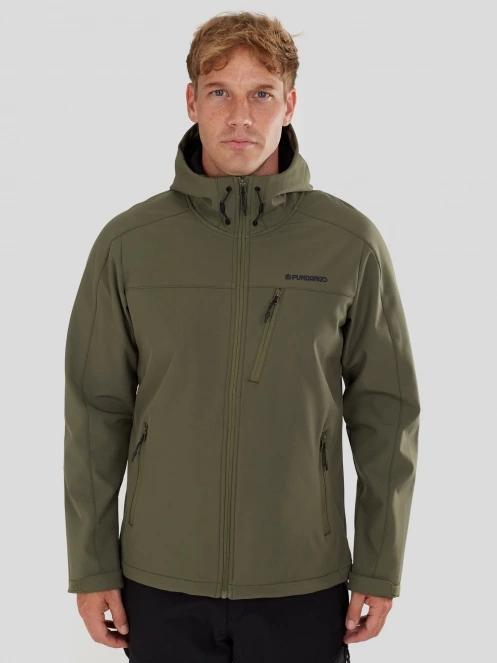 Fundango Fairbanks Softhsell Jacket męski kurtka softshell oliwka 2
