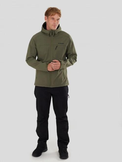 Fundango Fairbanks Softhsell Jacket męski kurtka softshell oliwka 4