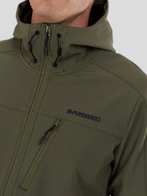 Fundango Fairbanks Softhsell Jacket męski kurtka softshell oliwka 9