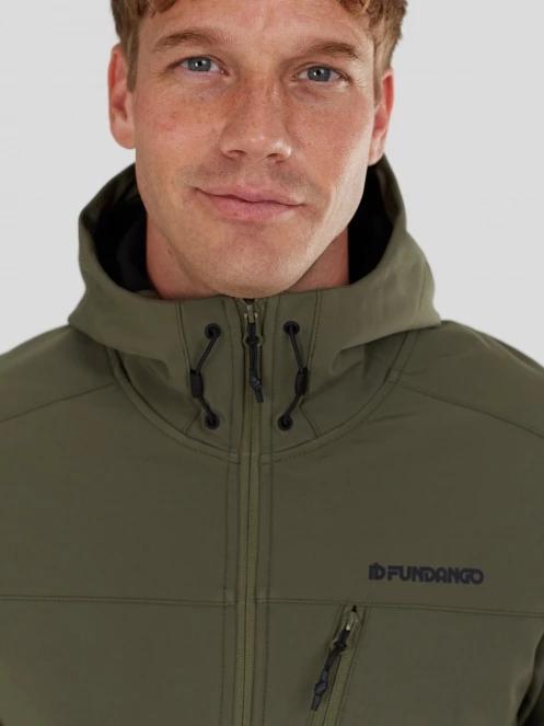 Fundango Fairbanks Softshell Jacket męski kurtka softshell oliwka 8