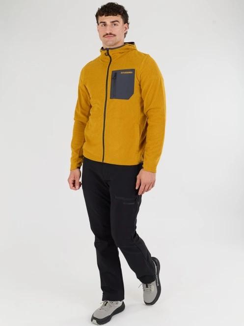 Fundango Nagano Full Zip Hoodie męski hybrydowa warstwa pośrednia żółty 5