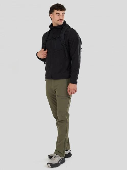 Fundango Nagano Full Zip Hoodie męski hybrydowa warstwa pośrednia czarny 9