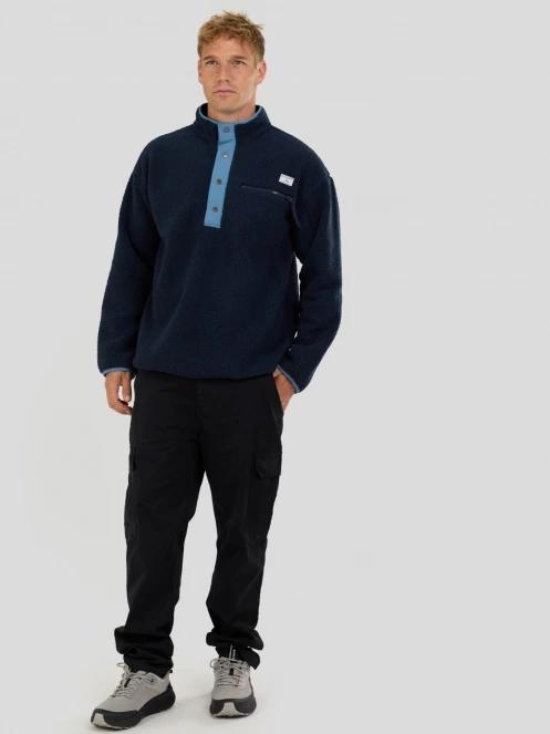 Fundango Phoenix Fleece Jacket męski bluza z polaru ciemnoniebieski 4