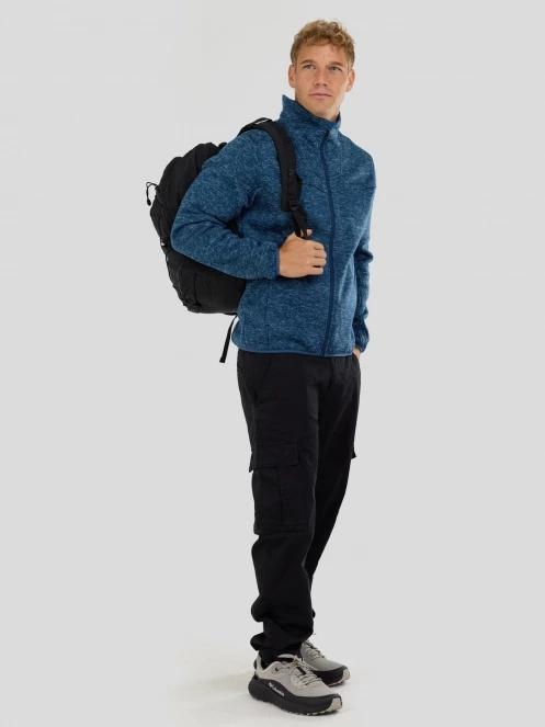 Fundango Cruz Knit Fleece Jacket męski bluza z polaru ciemnoniebieski 4