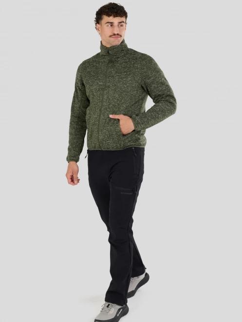 Fundango Cruz Knit Fleece Jacket męski bluza z polaru oliwka 4