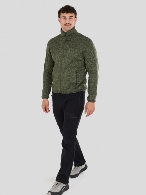 Fundango Cruz Knit Fleece Jacket męski bluza z polaru oliwka 5