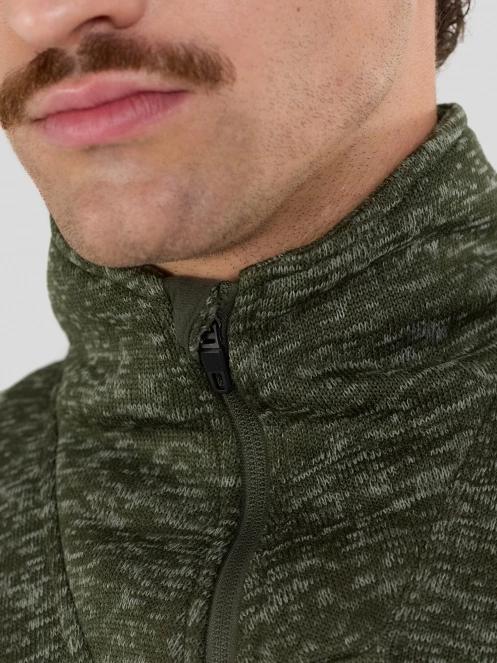 Fundango Cruz Knit Fleece Jacket męski bluza z polaru oliwka 8