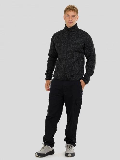 Fundango Cruz Knit Fleece Jacket męski bluza z polaru szary 4