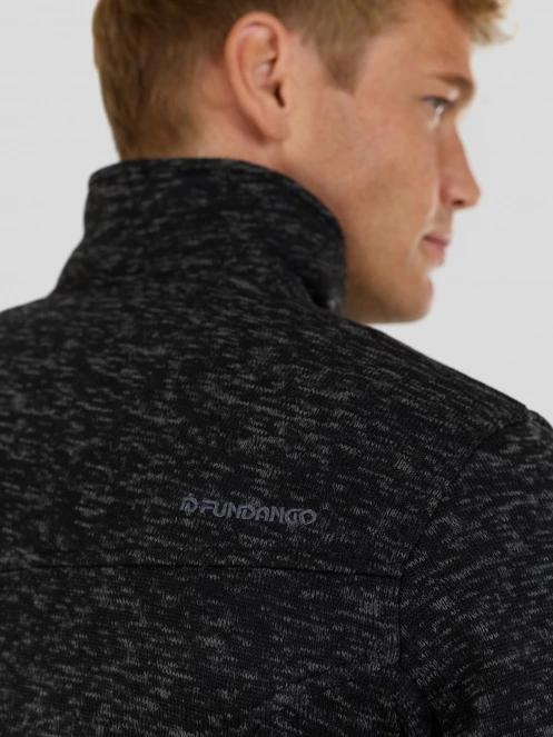 Fundango Cruz Knit Fleece Jacket męski bluza z polaru szary 6