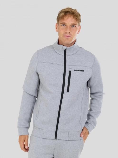 Fundango Soren Fleece Jacket męski bluza z polaru szary 2