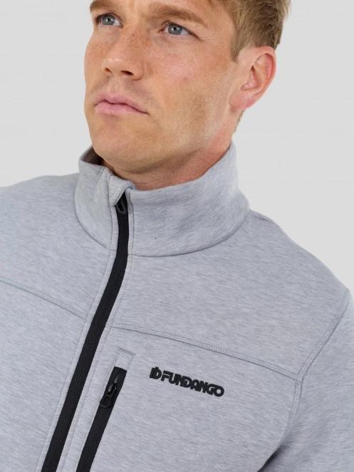 Fundango Soren Fleece Jacket męski bluza z polaru szary 5
