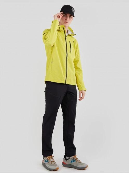 Fundango Piorini Waterproof jacket męski plaszcz przeciwdeszczowy żółty 5