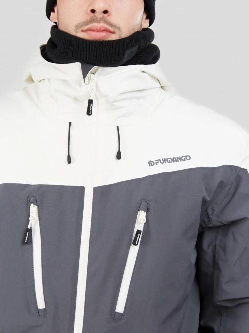 Fundango Privet Allmountain Jacket męski kurtka narciarska biały 5