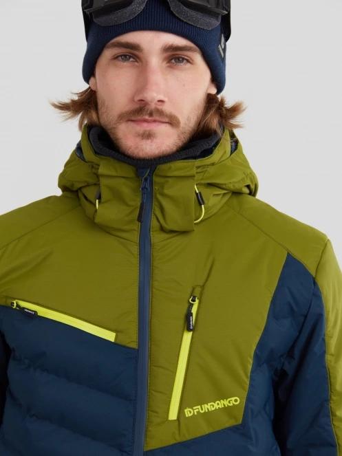 Fundango Willow Padded Jacket męski kurtka narciarska zielony 6