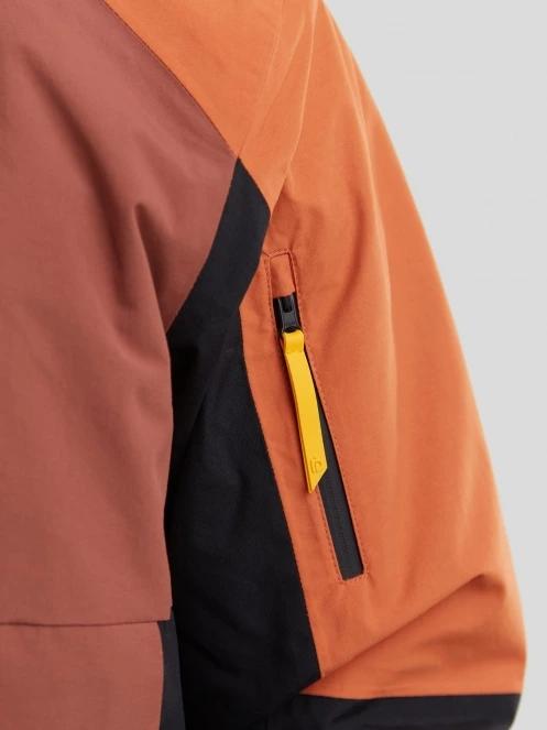 Fundango Burnaby Logo Anorak męski kurtka narciarska czerwony 7