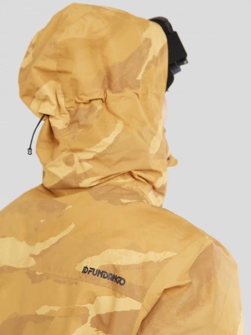 Fundango Tilbury Logo Anorak męski kurtka narciarska pomarańczowy 10