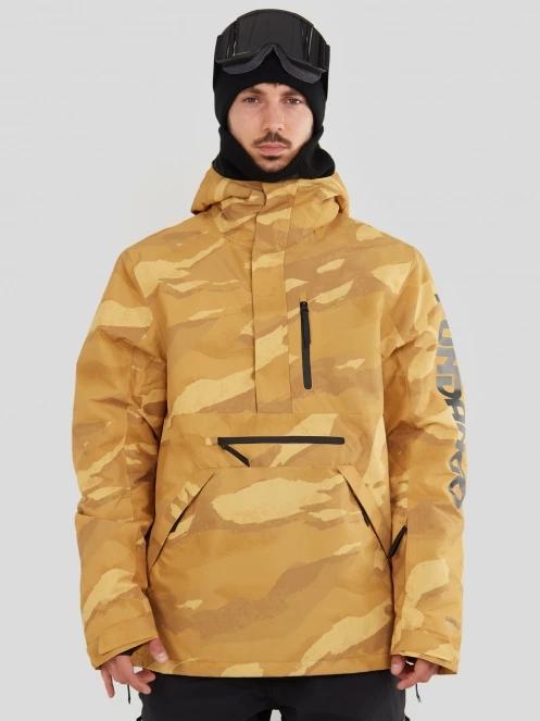 Fundango Tilbury Logo Anorak męski kurtka narciarska pomarańczowy 2