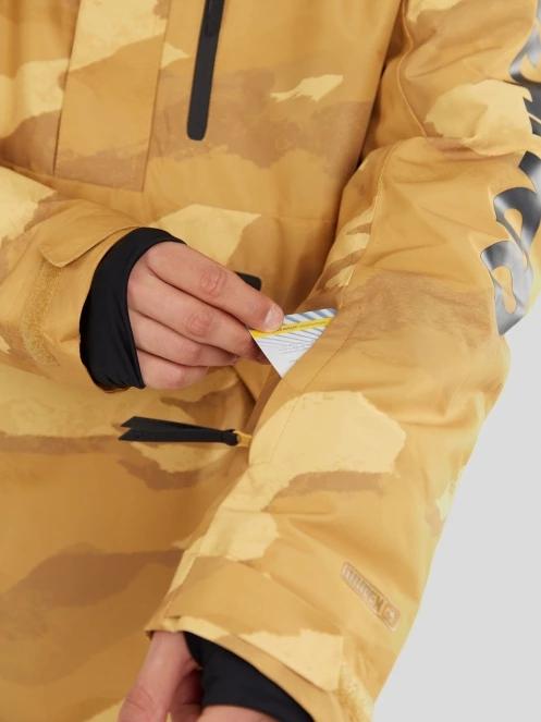 Fundango Tilbury Logo Anorak męski kurtka narciarska pomarańczowy 8