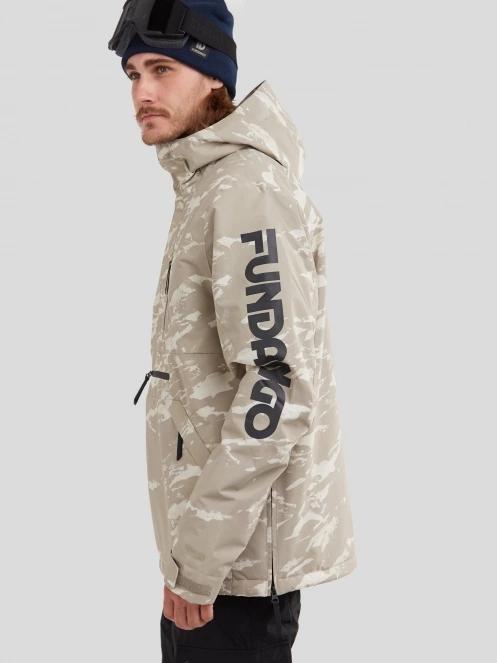 Fundango Tilbury Logo Anorak męski kurtka narciarska szary 5