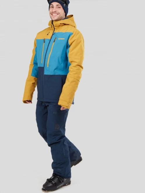 Fundango Atlas Allmountain Jacket męski kurtka narciarska brąz 4