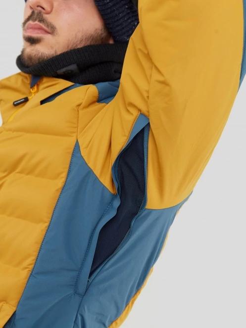 Fundango Orion Padded Jacket męski pikowana kurtka narciarska brąz 7
