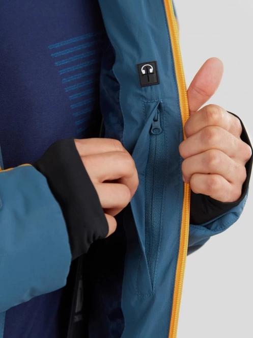 Fundango Orion Padded Jacket męski pikowana kurtka narciarska brąz 9