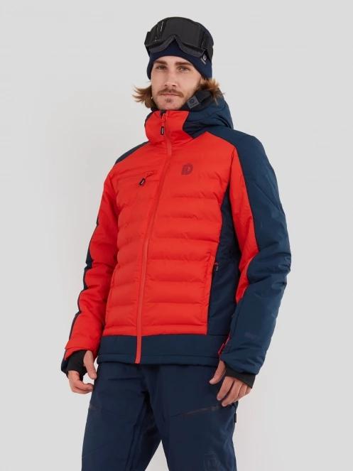 Fundango Orion Padded Jacket męski pikowana kurtka narciarska pomarańczowy 2