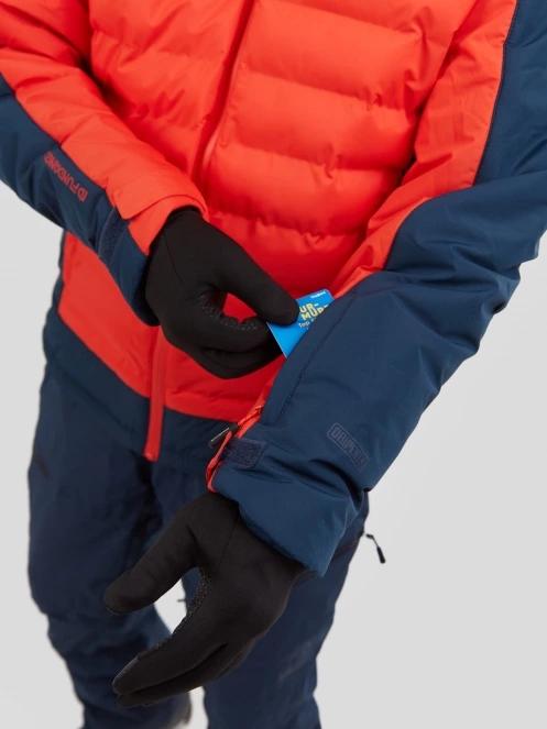 Fundango Orion Padded Jacket męski pikowana kurtka narciarska pomarańczowy 7