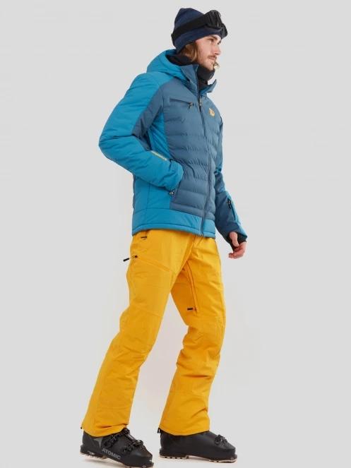 Fundango Orion Padded Jacket męski pikowana kurtka narciarska niebieski 4