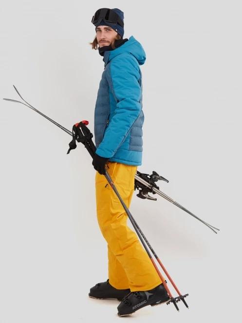 Fundango Orion Padded Jacket męski pikowana kurtka narciarska niebieski 5