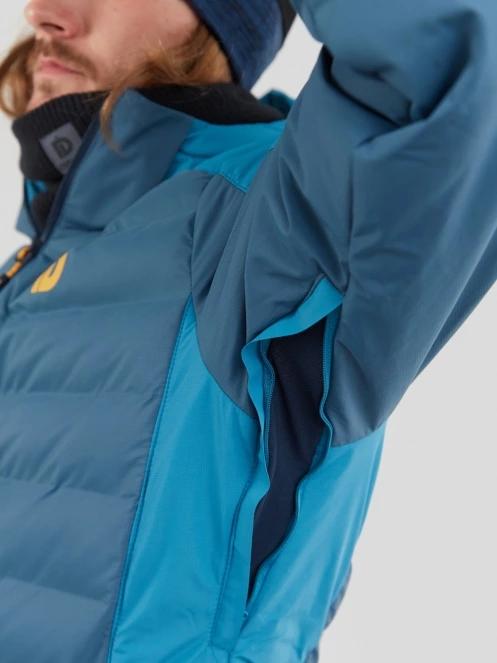 Fundango Orion Padded Jacket męski pikowana kurtka narciarska niebieski 8