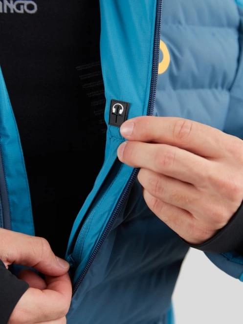 Fundango Orion Padded Jacket męski pikowana kurtka narciarska niebieski 9