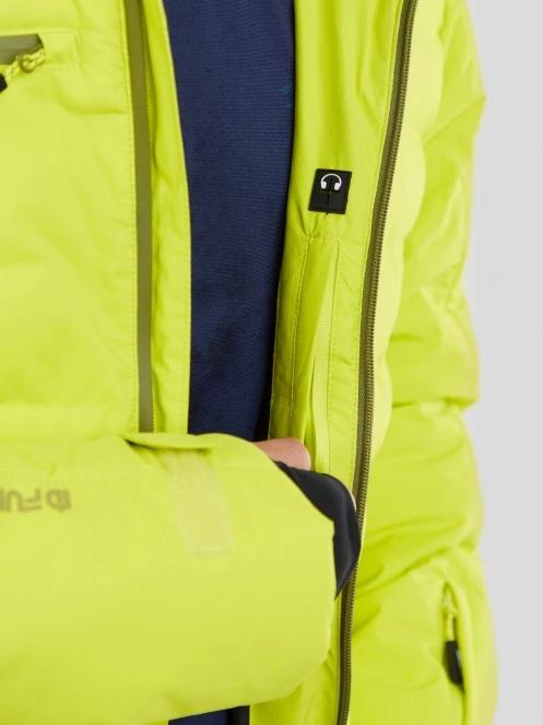 Fundango Orion Padded Jacket męski pikowana kurtka narciarska zielony 10