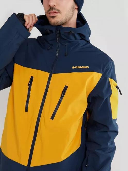 Fundango Privet Jacket męski kurtka narciarska pomarańczowy 5