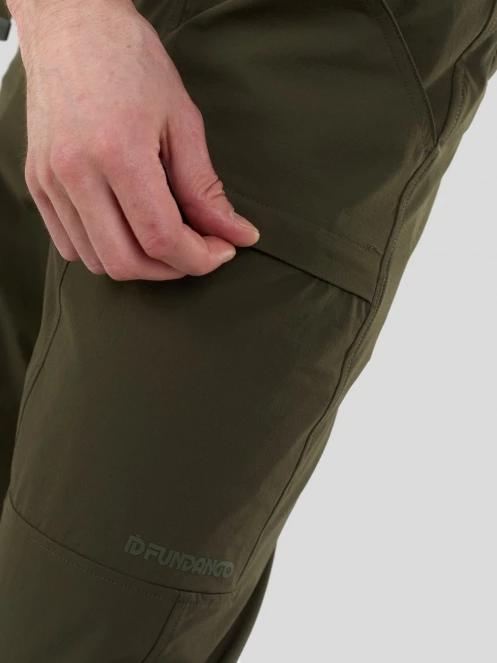 Fundango Elkford Cargo Trekking Pants męski spodnie turystyczne zielony 5