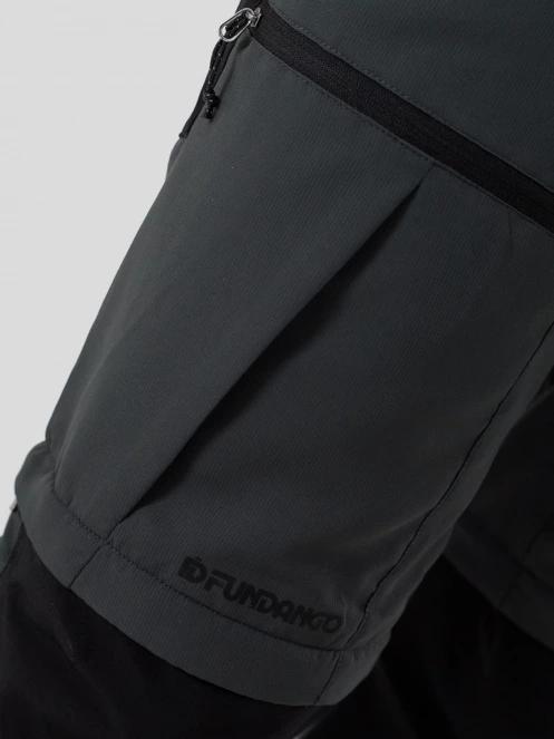 Fundango Aniak 2in1 Trekking Pants męski spodnie turystyczne szary 9