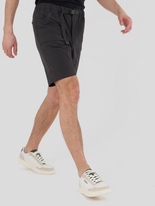 Fundango Elkford Cargo Trekking Shorts męski krótkie spodnie turystyczne z bocznymi kieszeniami szary 5