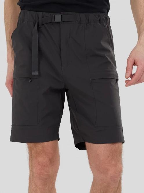 Fundango Elkford Cargo Trekking Shorts męski krótkie spodnie turystyczne z bocznymi kieszeniami szary 2