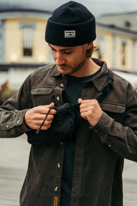 Fundango Oregon Corduroy Shirt męski koszula z dlugim rekawem zielony 9