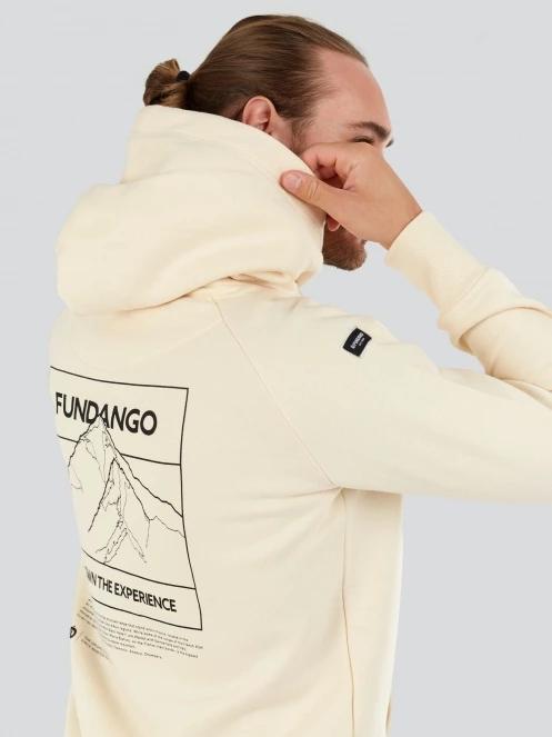 Fundango Talis Hooded Sweatshirt męski sweter z kapturem piasek 8