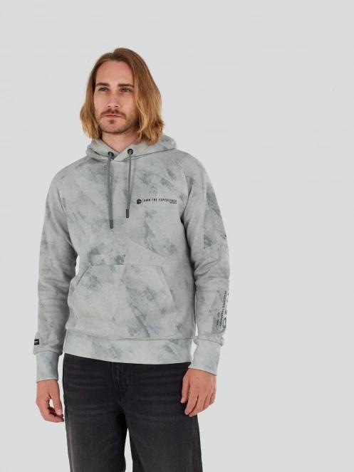 Fundango Talis Hooded Sweatshirt męski sweter z kapturem zielony 2