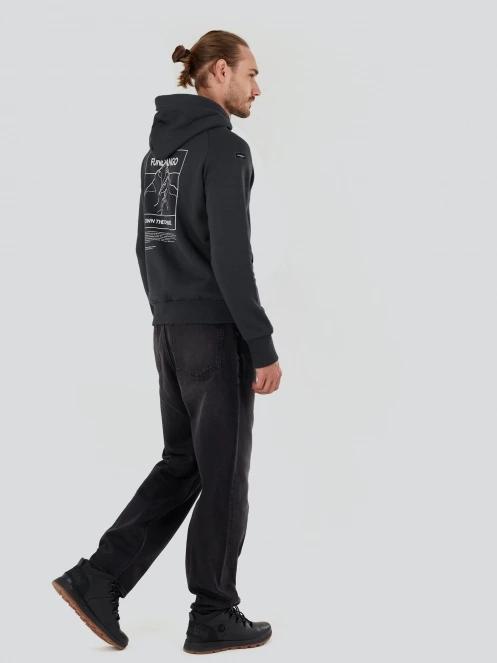 Fundango Talis Hooded Sweatshirt męski sweter z kapturem szary 4