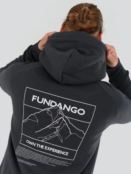 Fundango Talis Hooded Sweatshirt męski sweter z kapturem szary 7