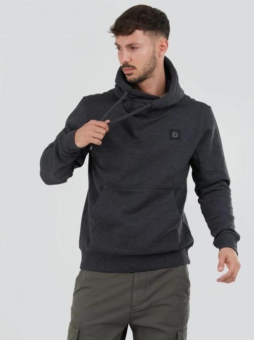 Fundango Conor Hooded Sweatshirt męski sweter z kapturem czarny 5