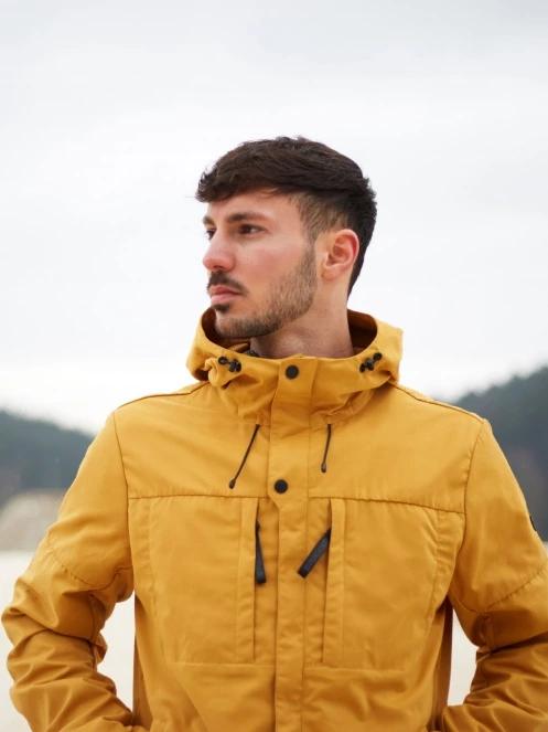 Fundango Managa jacket męski kurtka przejściowa żółty 10