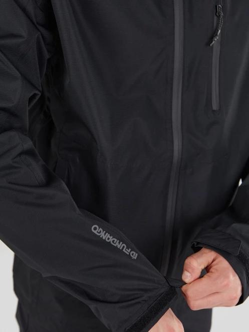 Fundango Piorini Waterproof Jacket męski plaszcz przeciwdeszczowy czarny 7