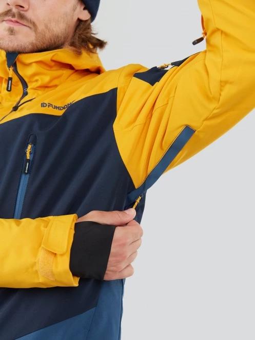 Fundango Privet Allmountain Jacket męski kurtka narciarska pomarańczowy 9