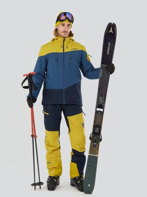 Fundango Privet Allmountain Jacket męski kurtka narciarska żółty 4